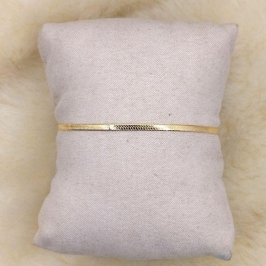 Pulseira Fita Laminada fina