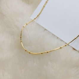 Colar Veneziana com Esferas Pequenas