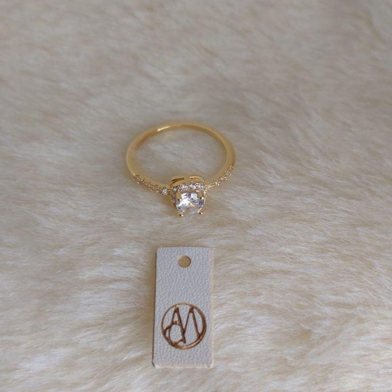 Anel Ponto de Luz com Microzirconias