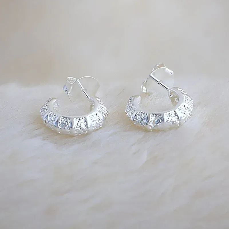 Argolinha Maciça Cobra Granulada