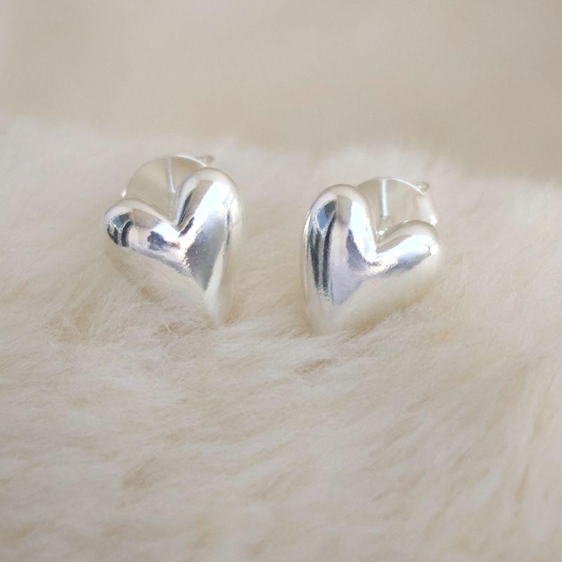 Brinco Coração Liso