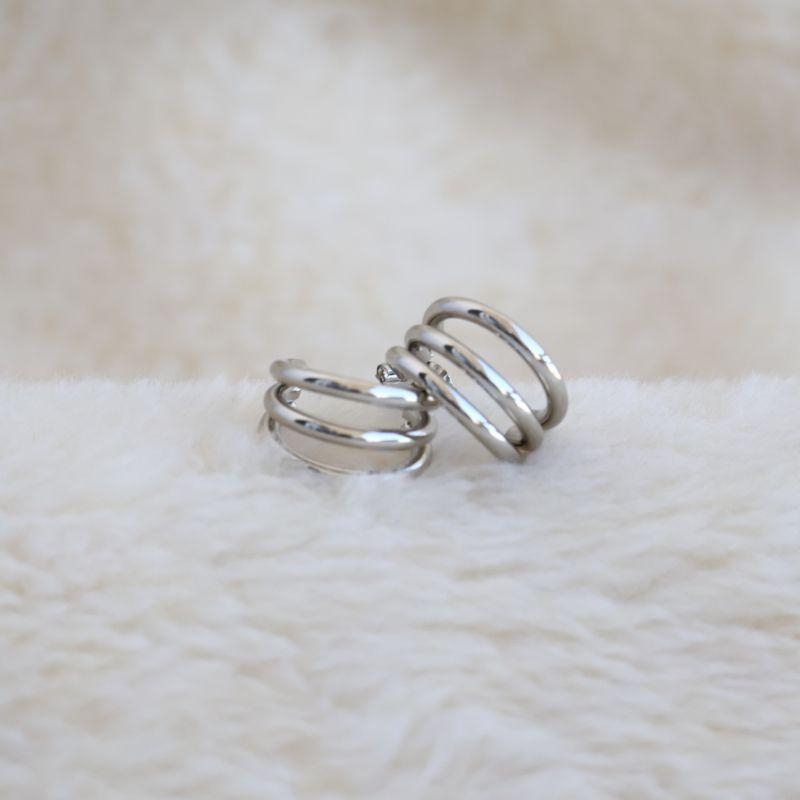 Brinco Argola Tripla