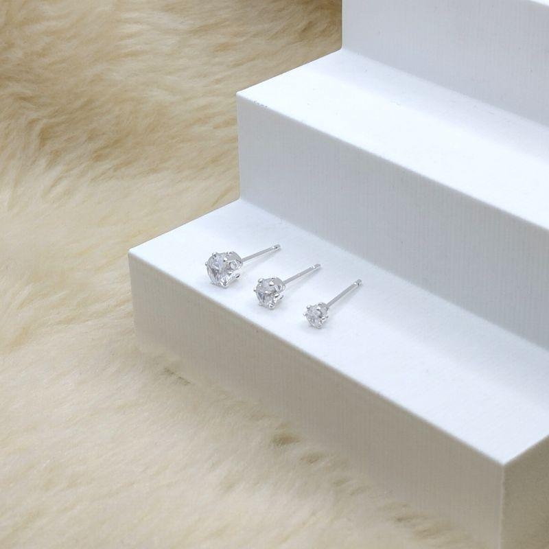 Brinco Trio Ponto de Luz Cristal