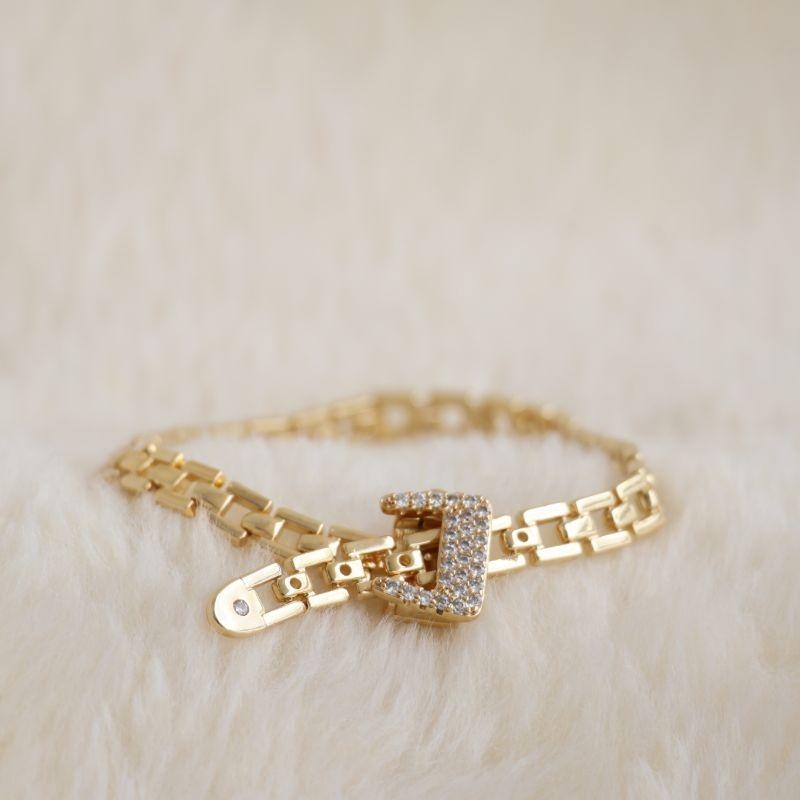 Pulseira Cinto Microzirconia Fecho