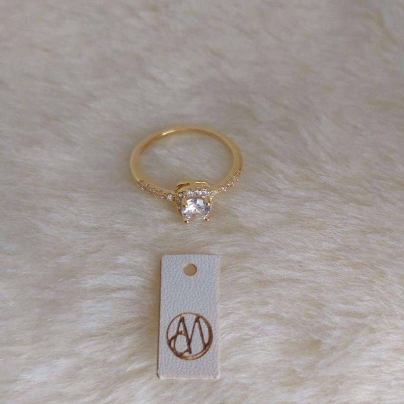 Anel Ponto de Luz com Microzirconias