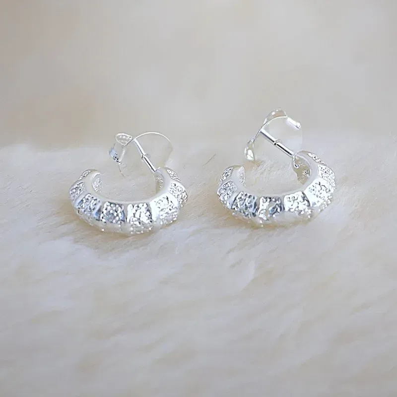 Argolinha Maciça Cobra Granulada