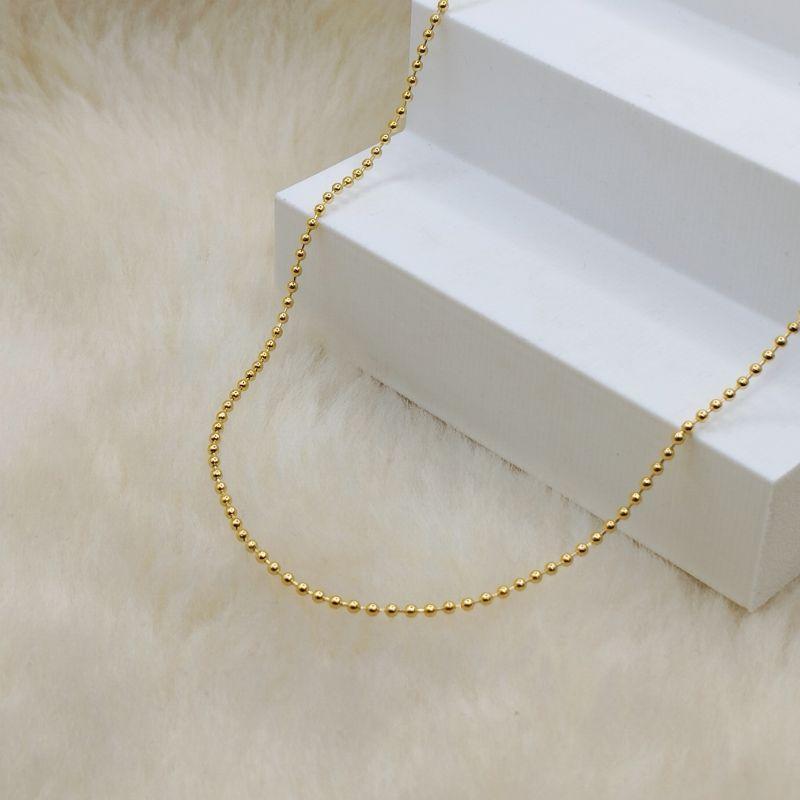 Colar Corrente Mini Bolinha