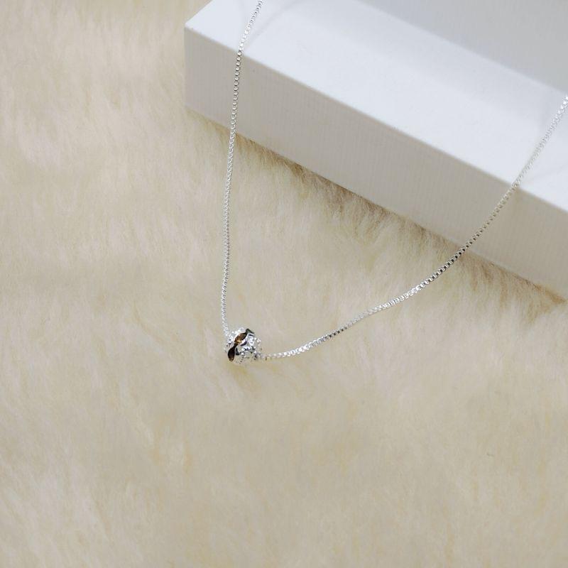 Colar Veneziana com Pingente Esfera em Zircônia Colorida