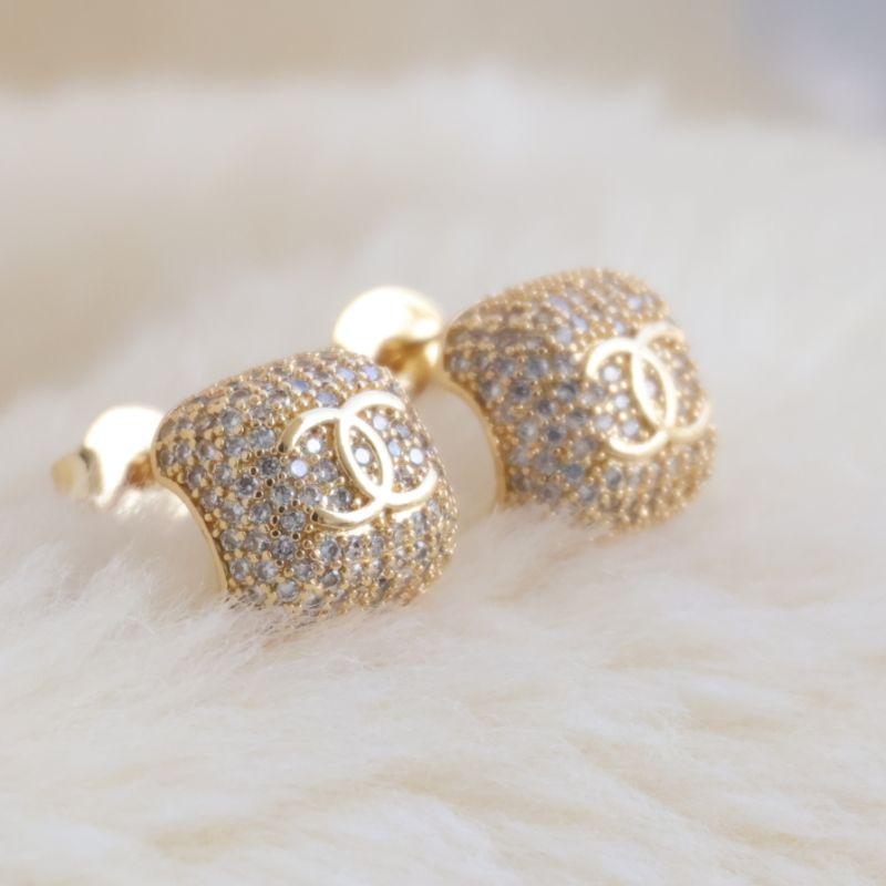 Brinco Inspiração C Quadrado Microzirconia